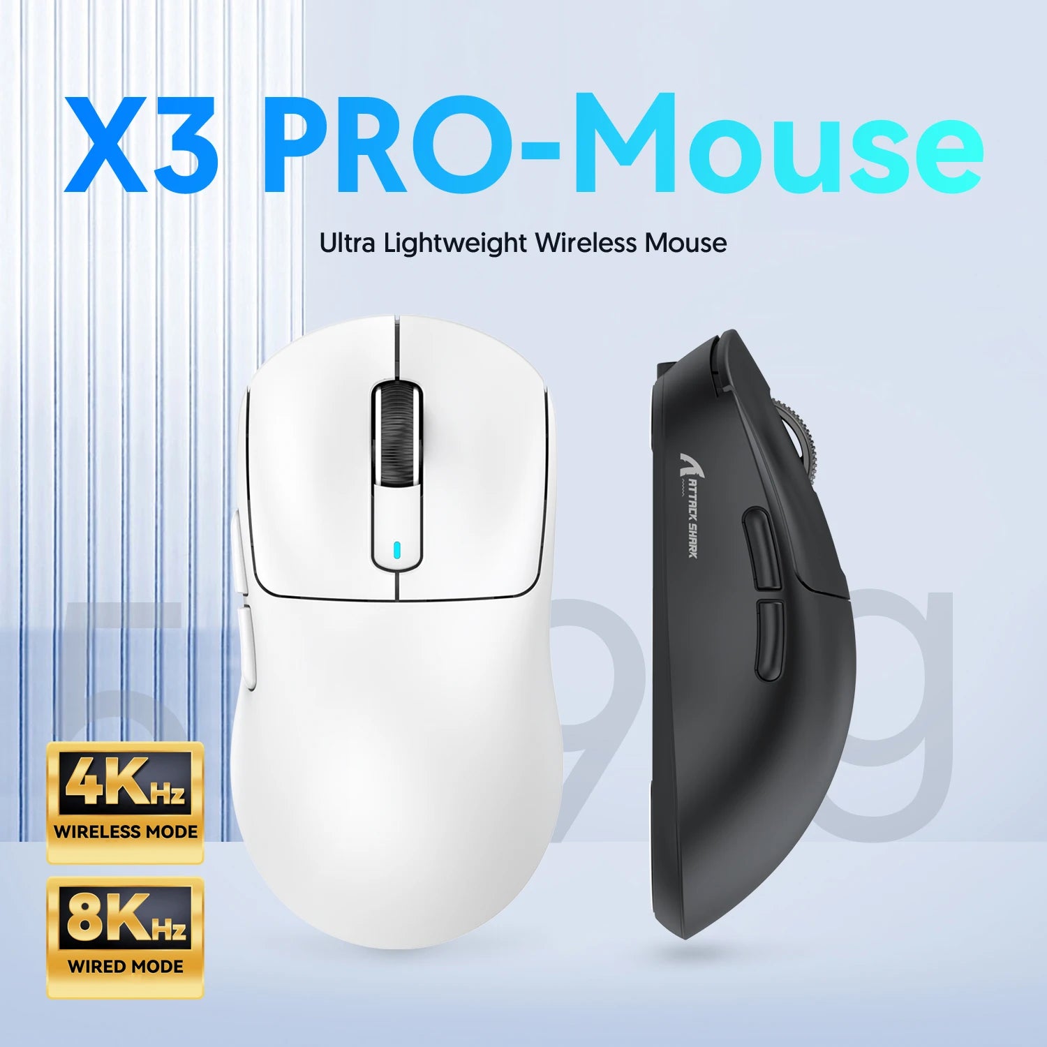 Attack Shark X3Pro X3 Wireless Mouse Lightweight