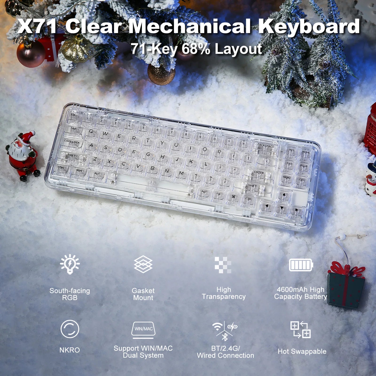 YUNZII X71 Keyboard