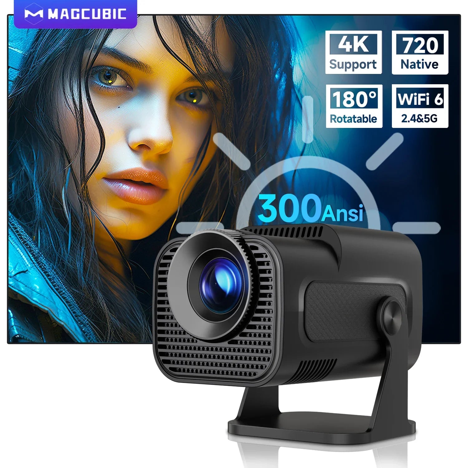 Magcubic HY320 Android 4K Projector