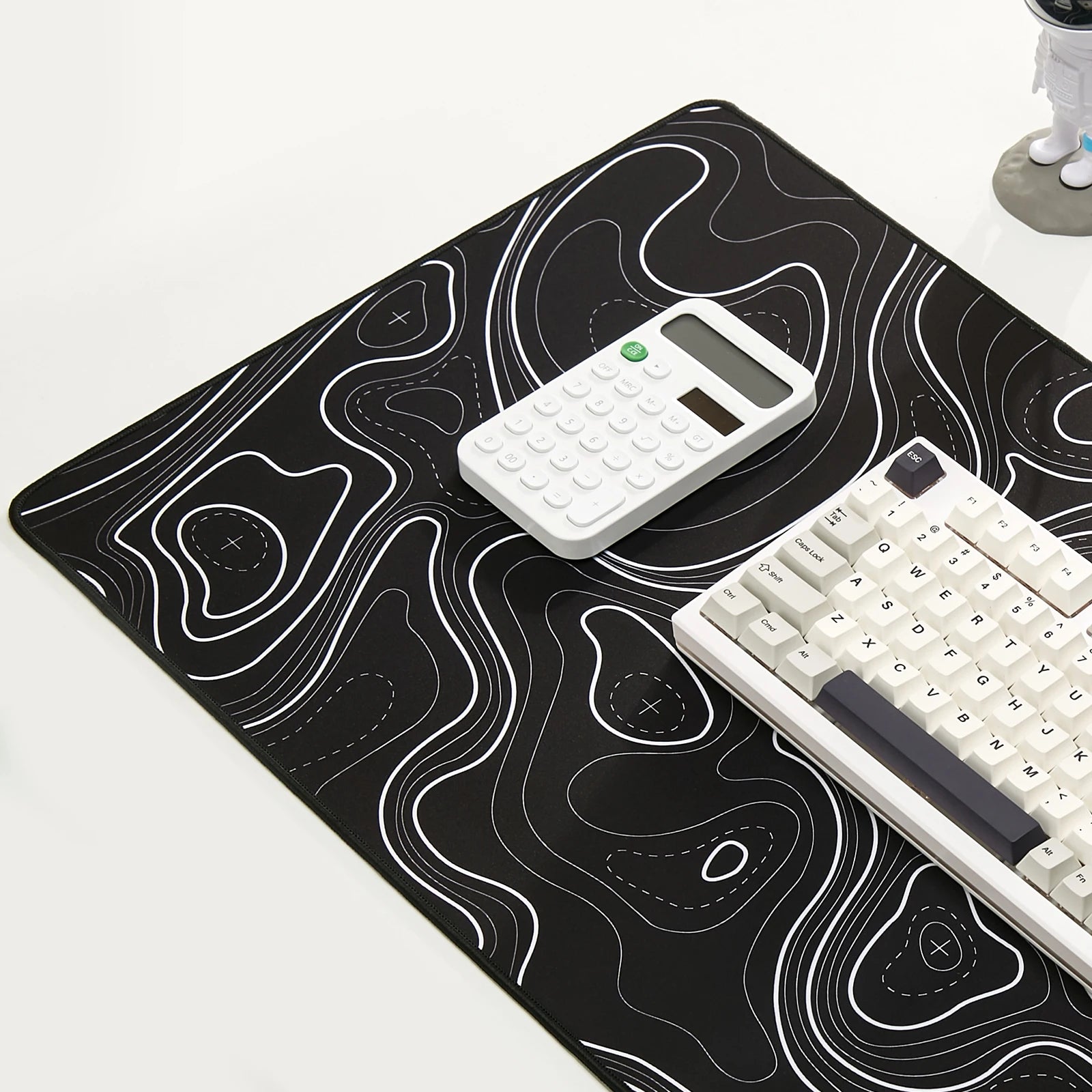 YUNZII Keynovo Black Topographic Mouse Pad