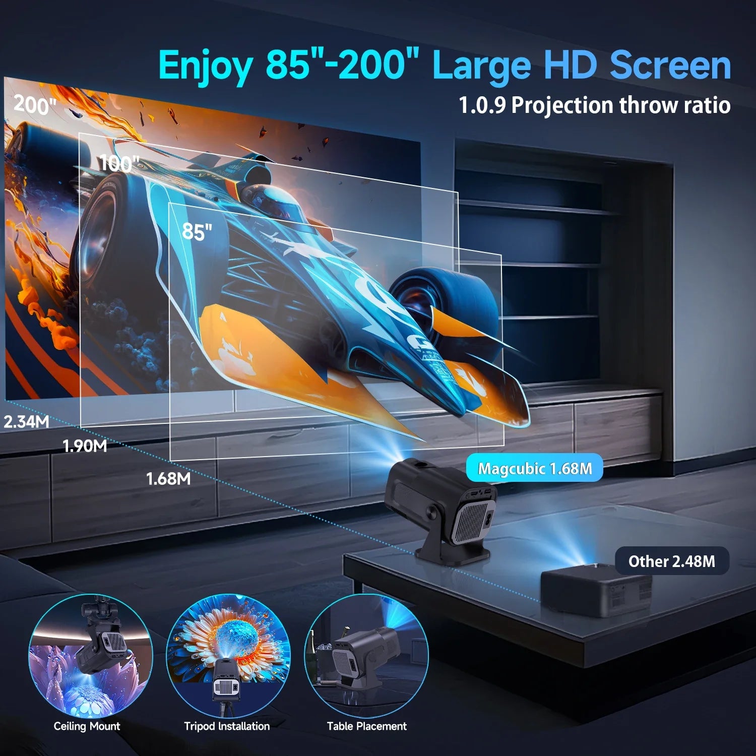 Magcubic HY320 Android 4K Projector