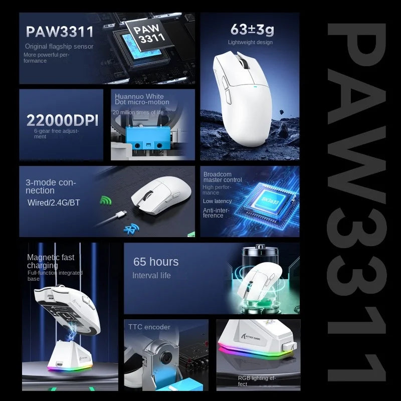 Attack Shark X11 PAW3311 Mouse